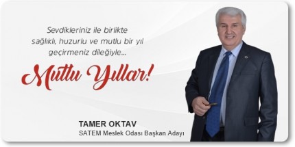 SATEM Başkan Adayı Tamer Oktav’dan Yeni Yıl Kutlama Mesajı